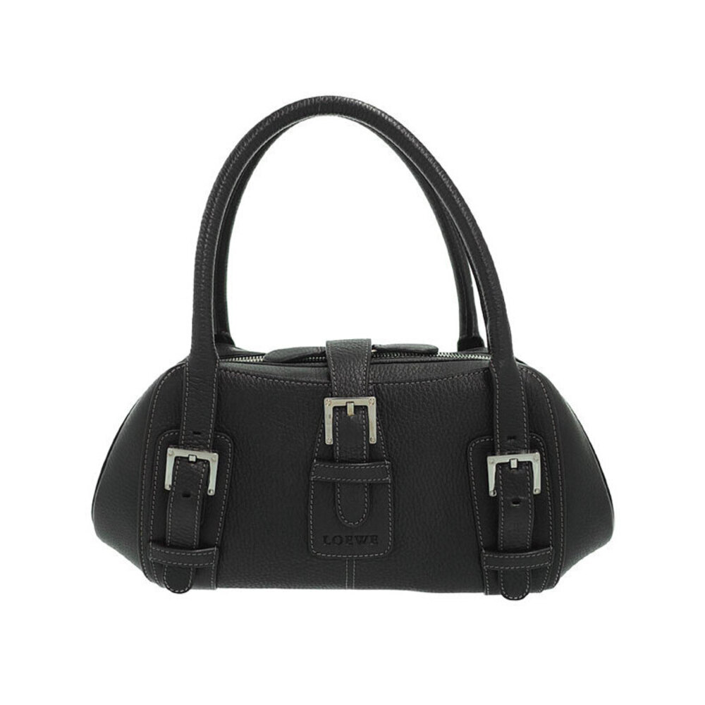 Loewe Senda Bag Handbag Leather Black